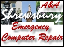 Shrewsbury Shropshire same day emergency A&A computer repair